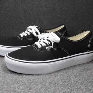 Vans Authentic Platform Canvas Skate Sneakers Shoes Men's Size 11.5 Womens 13